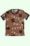 Camiseta Para Niño 80 Grados UN0562 Café