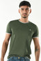 Camiseta Para Hombre 80 Grados U22721 Verde Militar
