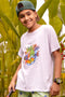Camiseta Para Niño 80 Grados GC8020 Blanco