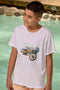 Camiseta Para Niño 80 Grados GC8020 Blanco